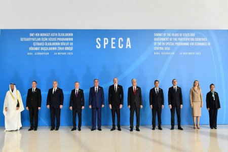 Prezident İlham Əliyevin SPECA-nın açlışında çıxış etmişdir.