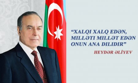 Ulu Öndər Heydər Əliyev  və   Azərbaycan dili