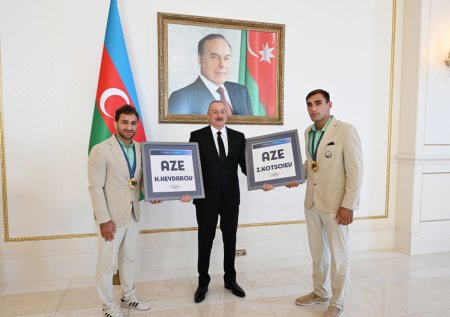 Prezident, Milli Olimpiya Komitəsinin Prezidenti İlham Əliyev avqustun 14-də XXXIII Paris Yay Olimpiya Oyunlarında medal qazanmış Azərbaycan idmançılarını və onların məşqçilərini qəbul etdi