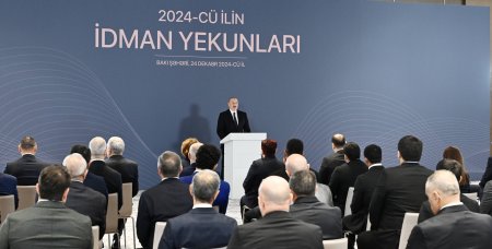 2024-cü ilin idman yekunlarına həsr olunan mərasim keçirilib