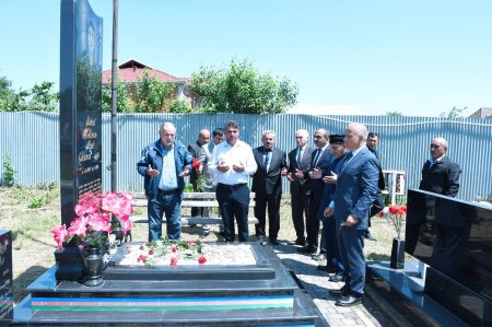 Masallının Banbaşı ərazisində şəhid məzarları rayon rəhbəri tərəfindən ziyarət olundu