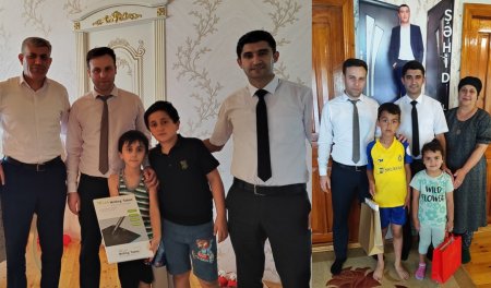 Masallıda şəhid övladlarına bayram hədiyyəsi