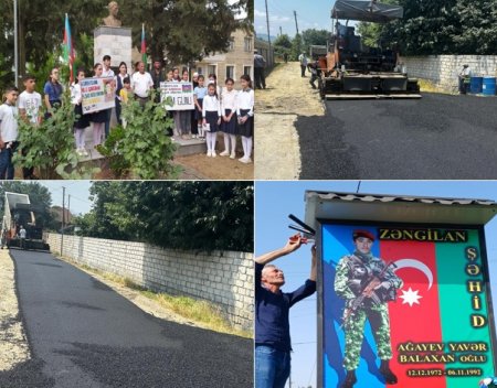 Masallıda 01-30 iyun 2025-ci il tarixlərində şəhid adına görülmüş işlər barədə