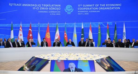 İyulun 4-də Xankəndi şəhərində İqtisadi Əməkdaşlıq Təşkilatının (ECO) 17-ci Zirvə görüşü keçirilib