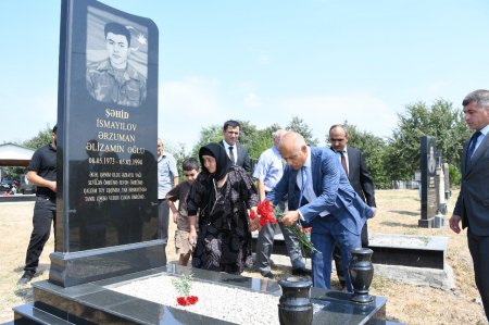 Masallının Yeyənkənd ərazisində şəhid məzarları rayon rəhbəri tərəfindən ziyarət olundu 23.07.2025