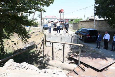 Rayonun Çayqıraq kəndinin yolu təmir edilir