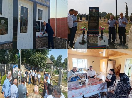 Masallıda şəhid ailələri və məzarlarını ziyarət 15-31 iyul 2025-ci il