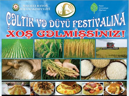 “Çəltik və Düyü festivalı” ilə əlaqədar ELAN