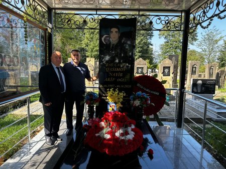 Şəhid Nayib Qasımovun şəhadətinin 5-ci ildönümü anıldı