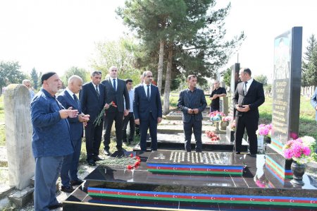 Masallının Təklə ərazisində şəhid məzarları rayon rəhbəri tərəfindən ziyarət olundu 08.10.2025