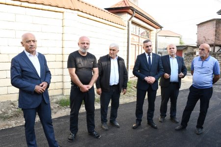 Boradigah qəsəbəsində şəhid İbrahim Rükabzadə adına küçəyə asfalt örtüyü döşənmişdir