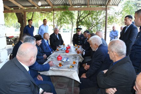 Rayon rəhbəri Viləş kəndində vətəndaşlarla görüşmüşdür