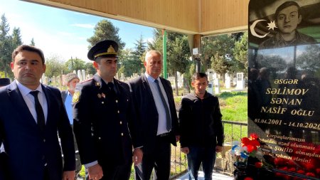 Şəhid Sənan Səlimovun şəhadətinin 5-ci ildönümü anıldı