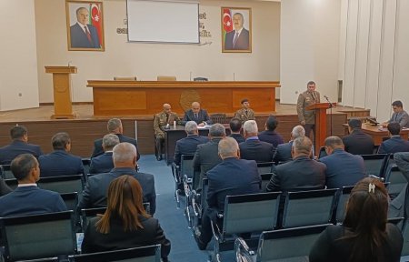 Masallıda mülki müdafiənin təşkili barədə tədbir