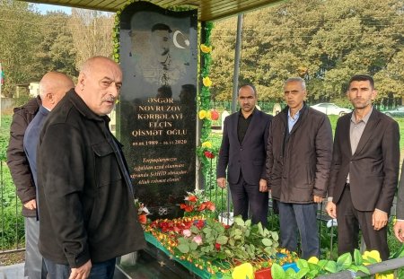 Şəhid Elçin Novruzovun şəhadətinin 5-ci ildönümü anıldı