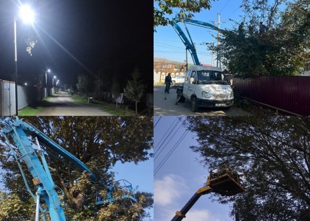 Masallıda elektrik təsərrüfatı və işıqlandırma: noyabr 2025-ci il