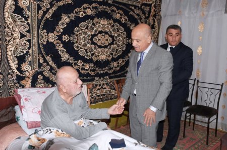 Rayon rəhbəri Ərkivan ərazisində şəhid məzarlarını ziyarət etdi 07.01.2026