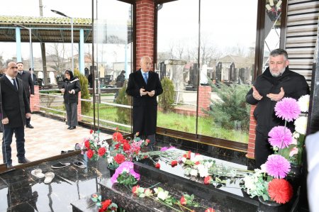 Rayon rəhbəri Boradigah ərazisində şəhid məzarlarını ziyarət etdi 23.01.2026