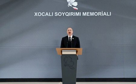 Prezident İlham Əliyevin Xocalı Soyqırımı Memorialının Açılışında Tarixi Çıxışı