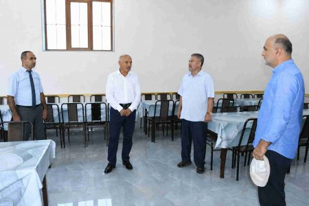 Masallı Rayon İcra Hakimiyyətinin başçısı Xanalıyan kəndində mərasim evində aparılan təmir-bərpa işləri ilə tanış olub