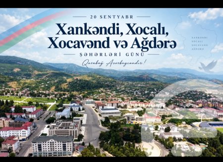 20 Sentyabr – Xankəndi, Xocalı, Xocavənd və Ağdərə şəhərləri günü