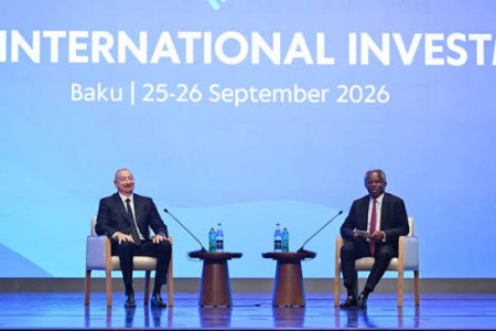 26 sentyabr 2026-cı il tarixində Bakıda II Azərbaycan Beynəlxalq İnvestisiya Forumu çərçivəsində “Parçalanmış dünyada etimadın bərpası: