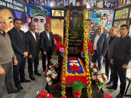 Rayonun Sığdaş kəndində şəhid Amid Salayevin şəhadətinin 6-cı ildönümü anıldı