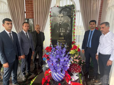 Rayonun Qarğalıq kəndində şəhid Elvin Əzizovun şəhadətinin 6-cı ildönümü anıldı