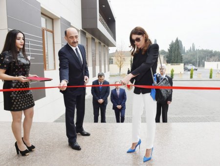 Birinci vitse-prezident Mehriban Əliyeva Rostropoviçlər adına Musiqi Məktəbinin yeni binasının açılışında iştirak edib