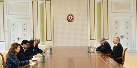 Azərbaycan Prezidenti İlham Əliyev Dünya Bankının nümayəndə heyətini qəbul edib