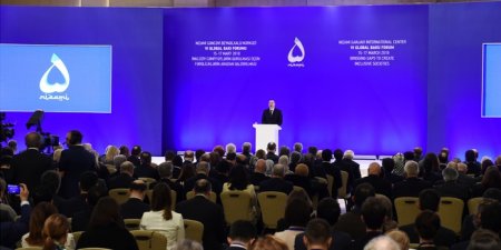 Prezident İlham Əliyev VI Qlobal Bakı Forumun açılışında iştirak edir