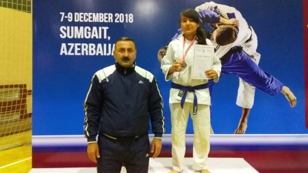 Masallı cüdoçusu beynəlxalq turnirdə bürünc medal qazanıb