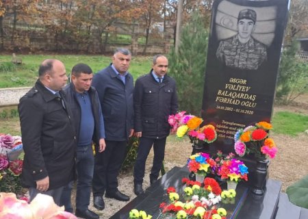 Şəhid Balaqardaş Vəliyevin şəhadətinin 5-ci ildönümü anıldı