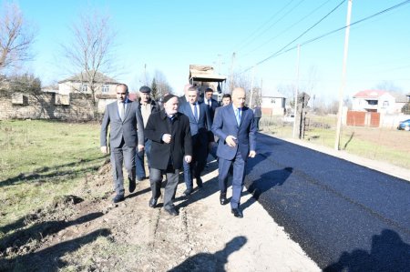 Rayon rəhbəri Lürən ərazisinin Pircana kəndində Birinci Qarabağ Müharibəsi şəhidi Faiq Şükürov adını daşıyan küçədə aparılan asfaltlanma işləri ilə yerində tanış olub