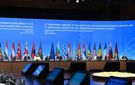 Prezident İlham Əliyevin Bakıda keçirilən Cənub Qaz Dəhlizi və Yaşıl Enerji Məşvərət Şuralarının iclaslarında çıxışı