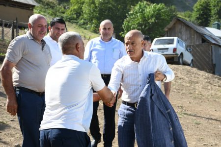 Masallıda rayon rəhbəri növbəti dəfə ucqar dağlıq relyefdə olan Köhnə Zuvand kəndində olub