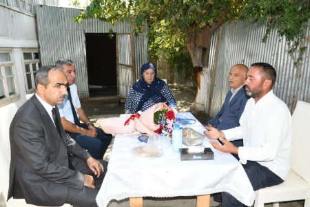 Sığıncaq kəndində I Qarabağ müharibəsi şəhidinin ailəsi ziyarət olunub