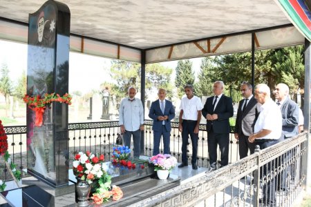 Masallıda Lokal antiterror əməliyyatlarının üçüncü ildönümü ilə əlaqədar şəhid məzarları ziyarət olunub