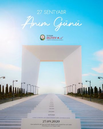 27 Sentyabr – Anım Günü: Şəhidlərimizin əziz xatirəsi daim yaşayacaq”