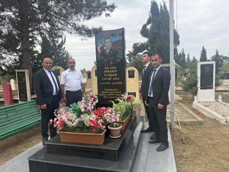 Vətən müharibəsi şəhid İntiqam Abbasovun şəhadətinin altıncı ildönümü anıldı