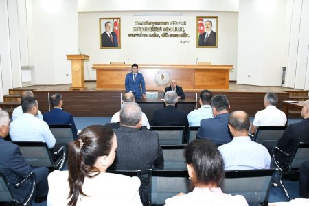 Masallıda tikintilərin qanunauyğun aparılması, tikinti norma və qaydalarına riayət olunması, eləcə də qanunsuz tikintilərə qarşı mübarizə mövzusunda tədbir