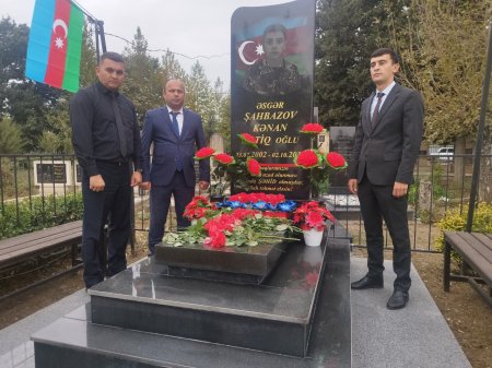 Rayonun Çaxırlı kəndində şəhid Kənan Şahbazovun şəhadətinin 6-cı ildönümü anıldı