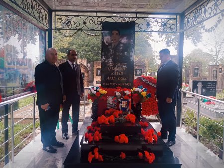 Rayonun Mahmudavar kəndində şəhid Nayib Qasımovun şəhadətinin 6-cı ildönümü anıldı