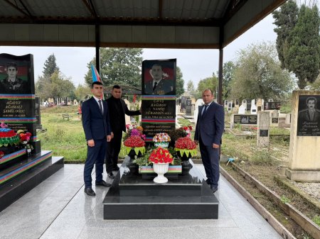 Rayonun Çaxırlı kəndində şəhid Namiq Bağırovun şəhadətinin 6-cı ildönümü anıldı